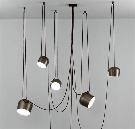 flos lighting pendant|AIM Multi Light Pendant by FLOS 